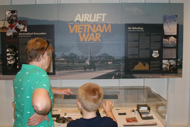 Inside the Vietnam War Airlift Display